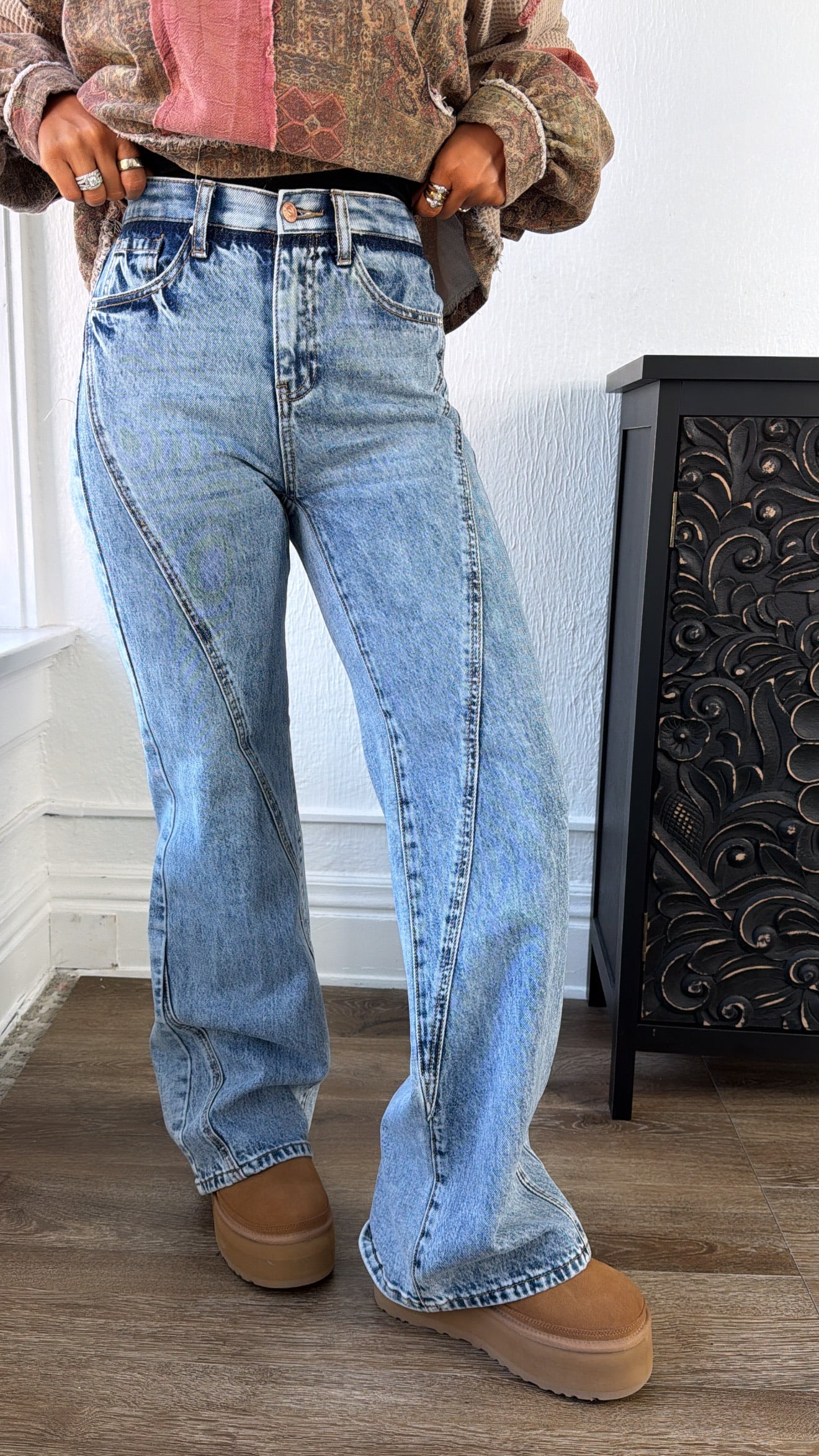 Everett High Rise Denim, Medium