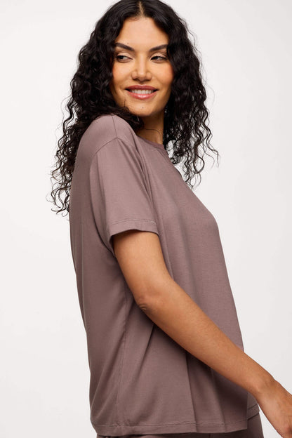 Boyfriend Pajama Tee | Cocoa