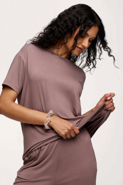 Boyfriend Pajama Tee | Cocoa