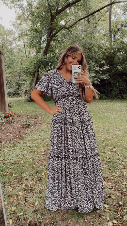 ECB Exclusive: Making Memories Maxi Dress, Black