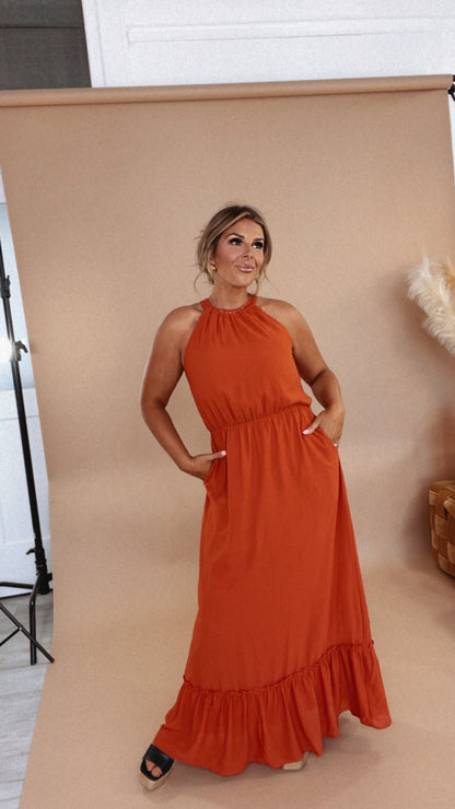 Endless Memories Maxi Dress, Orange