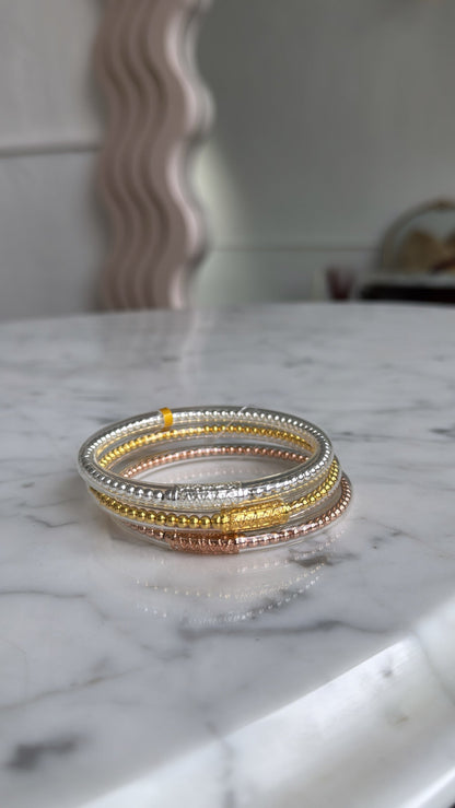 BuDhaGirl: BIBI All Weather Bangles(set of 3)- Serenity Prayer