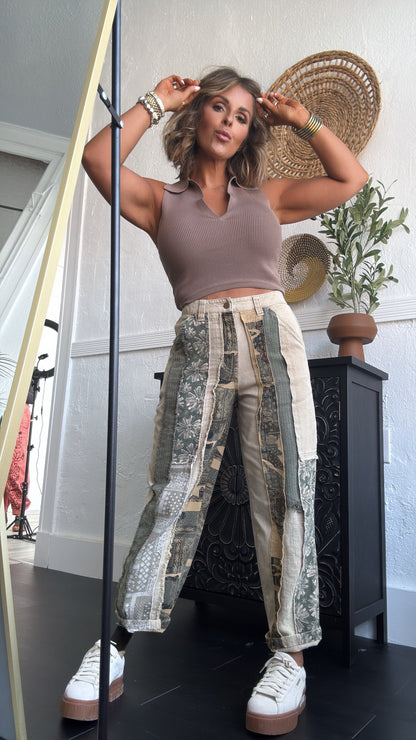 Pure Artistry Patchwork Pant