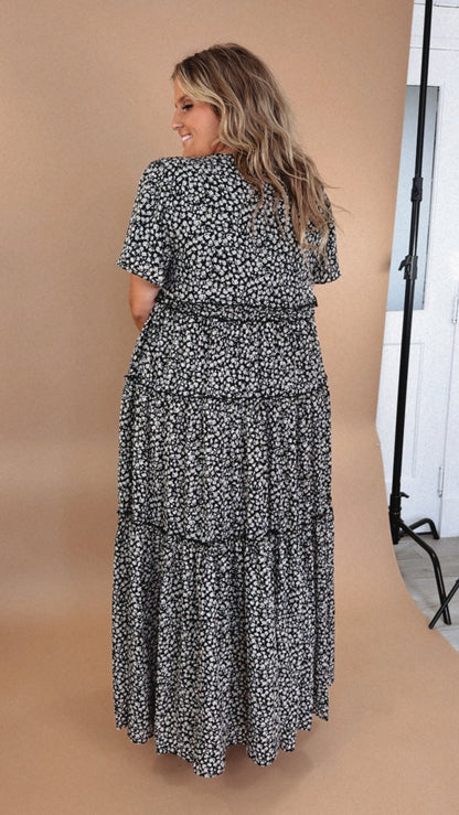 ECB Exclusive: Making Memories Maxi Dress, Black