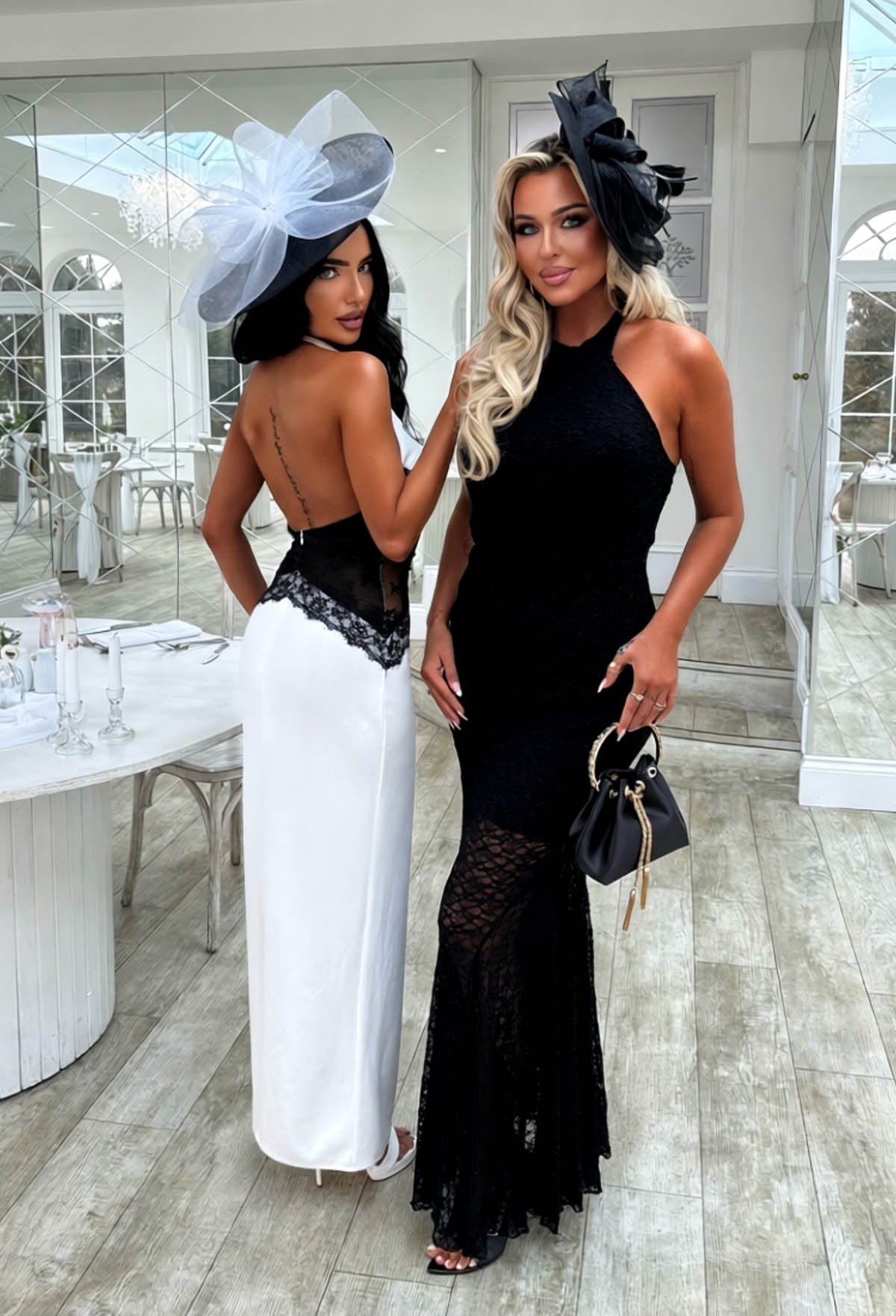 All's Fair White Contrast Lace Midaxi Dress