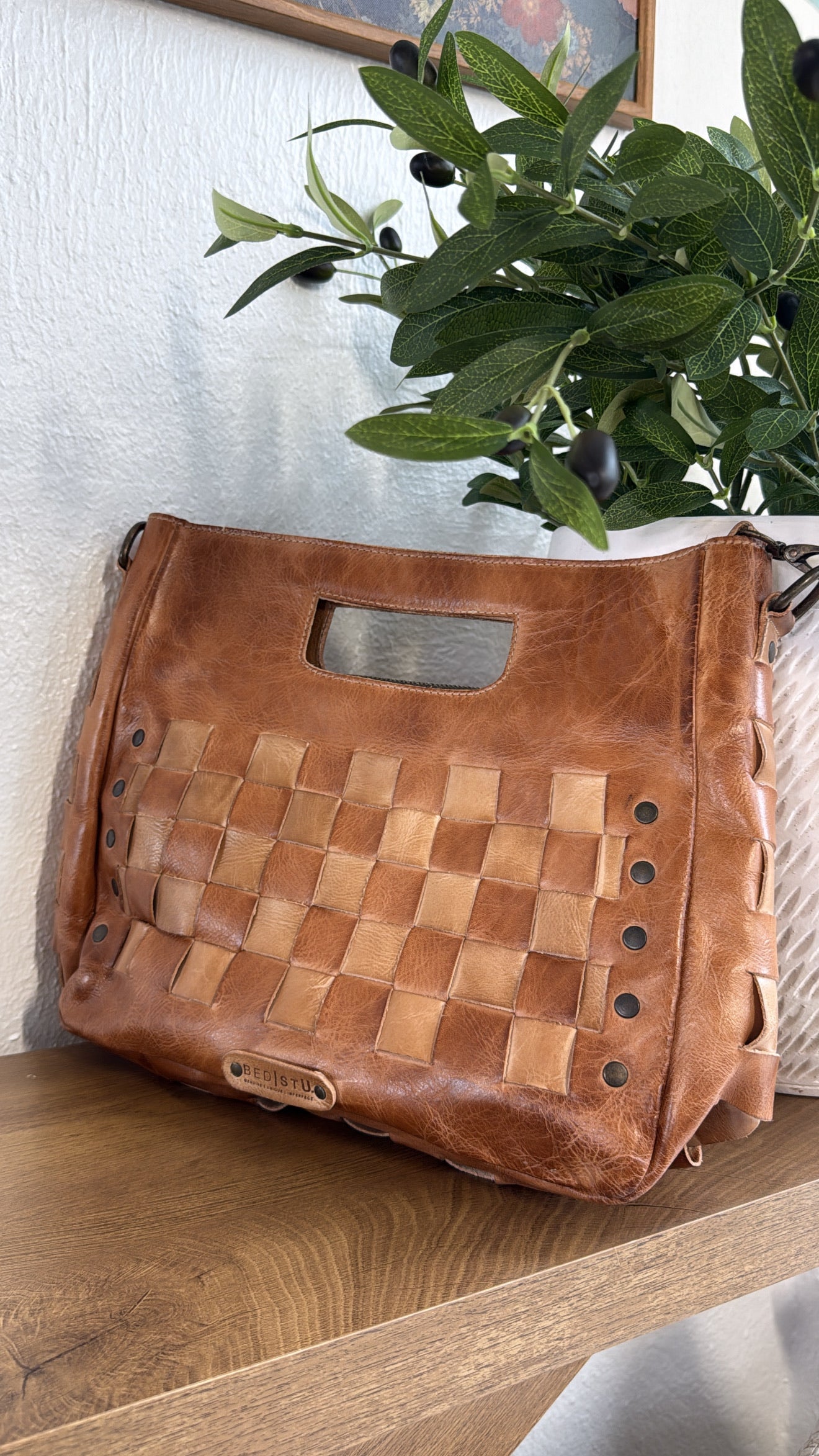 BedStu Orchid Bag, Tan Oats Rustic