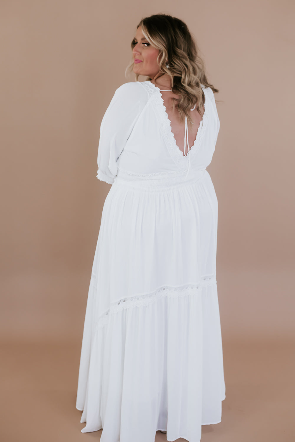 ECB Exclusive: Most Admired Maxi Dress , White