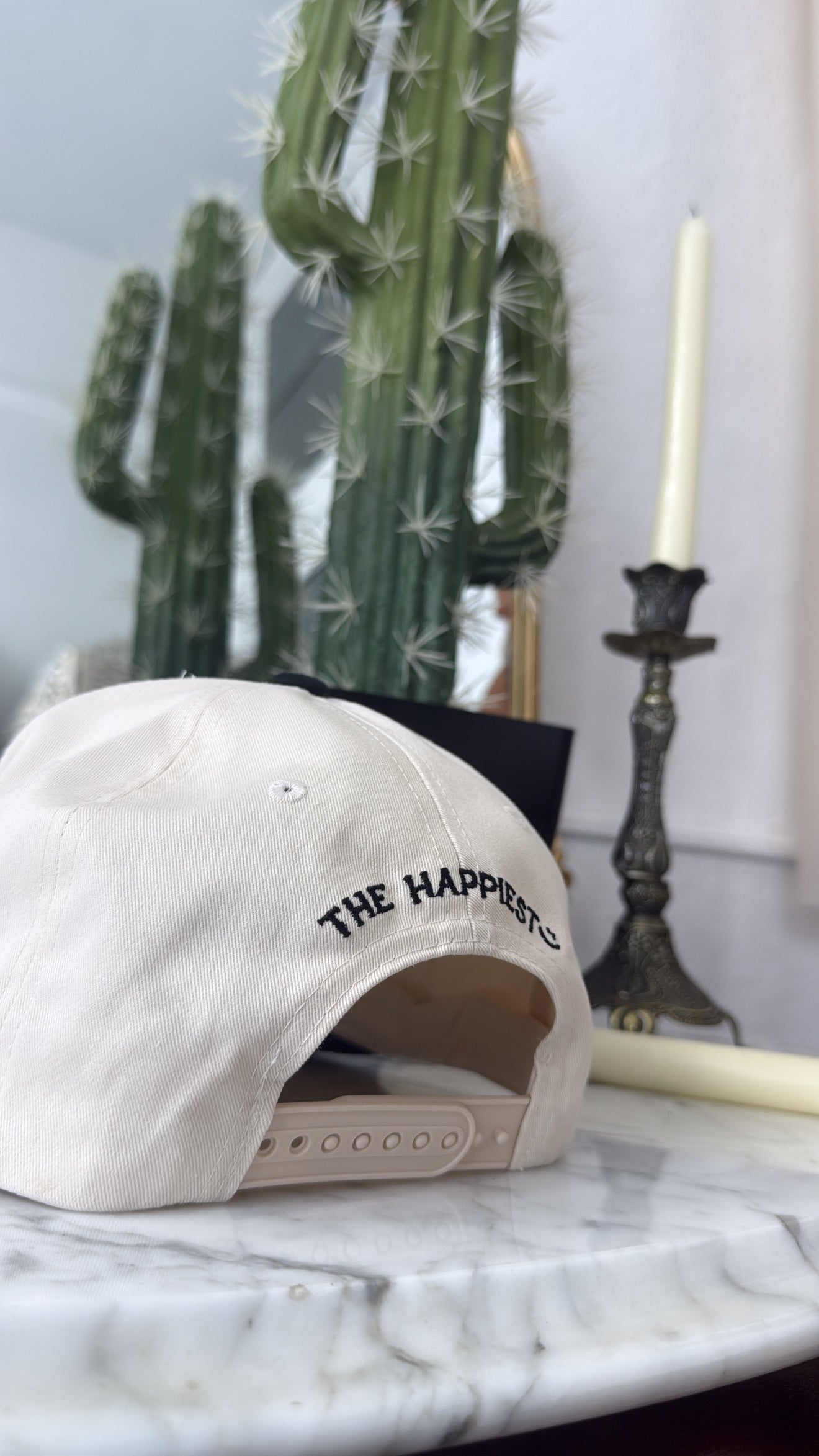 Drunk Cigs Don't Count Ball Cap, Black/Natural