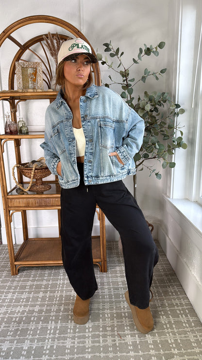 Lapis Bay Denim Jacket, Washed Denim