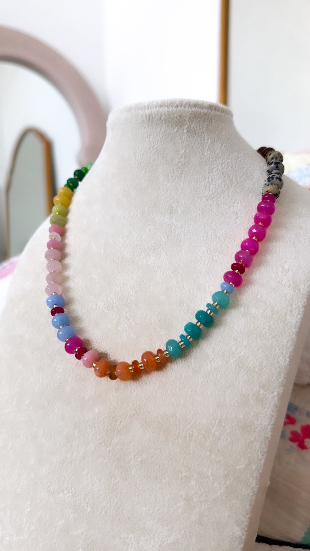 Happy Hues Gemstone Necklace