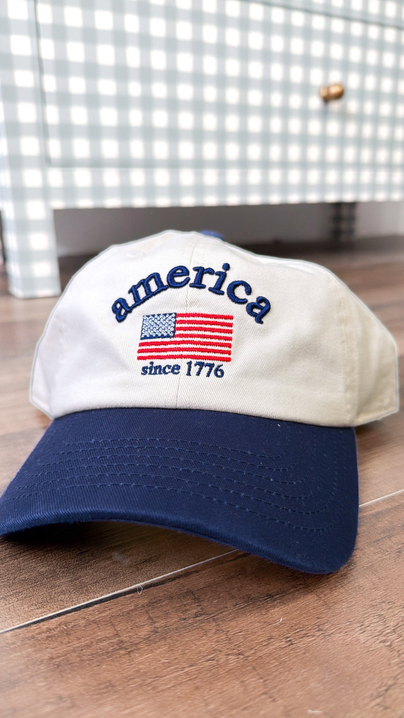 Americana Dad Cap, Navy