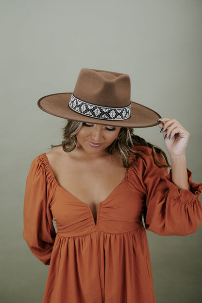 Dusk Til' Dawn Rancher Hat, Brown