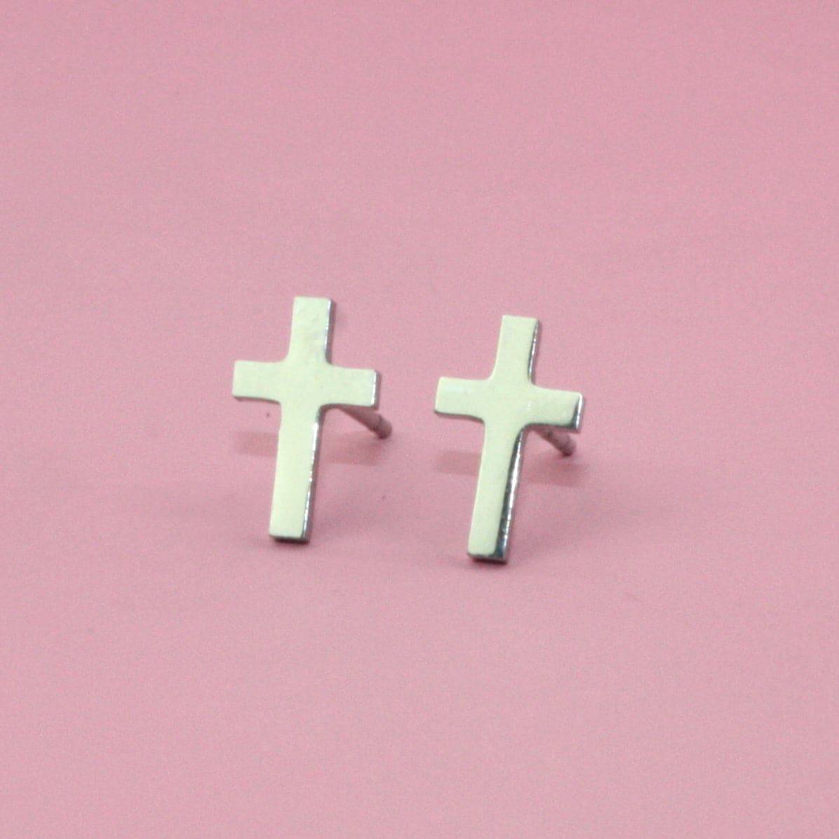 Cross Stud Earrings