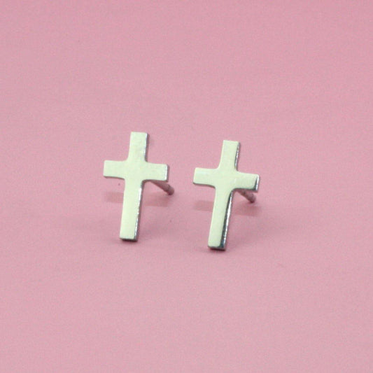 Cross Stud Earrings