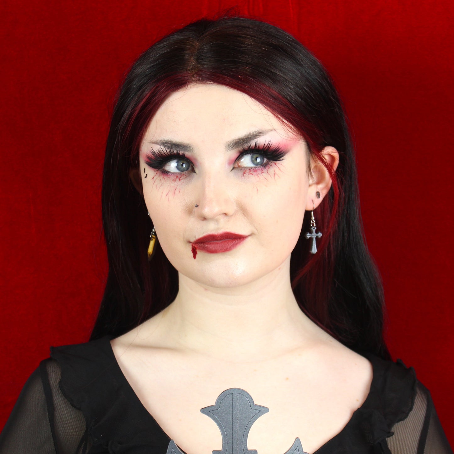 Cross & Stake Earrings