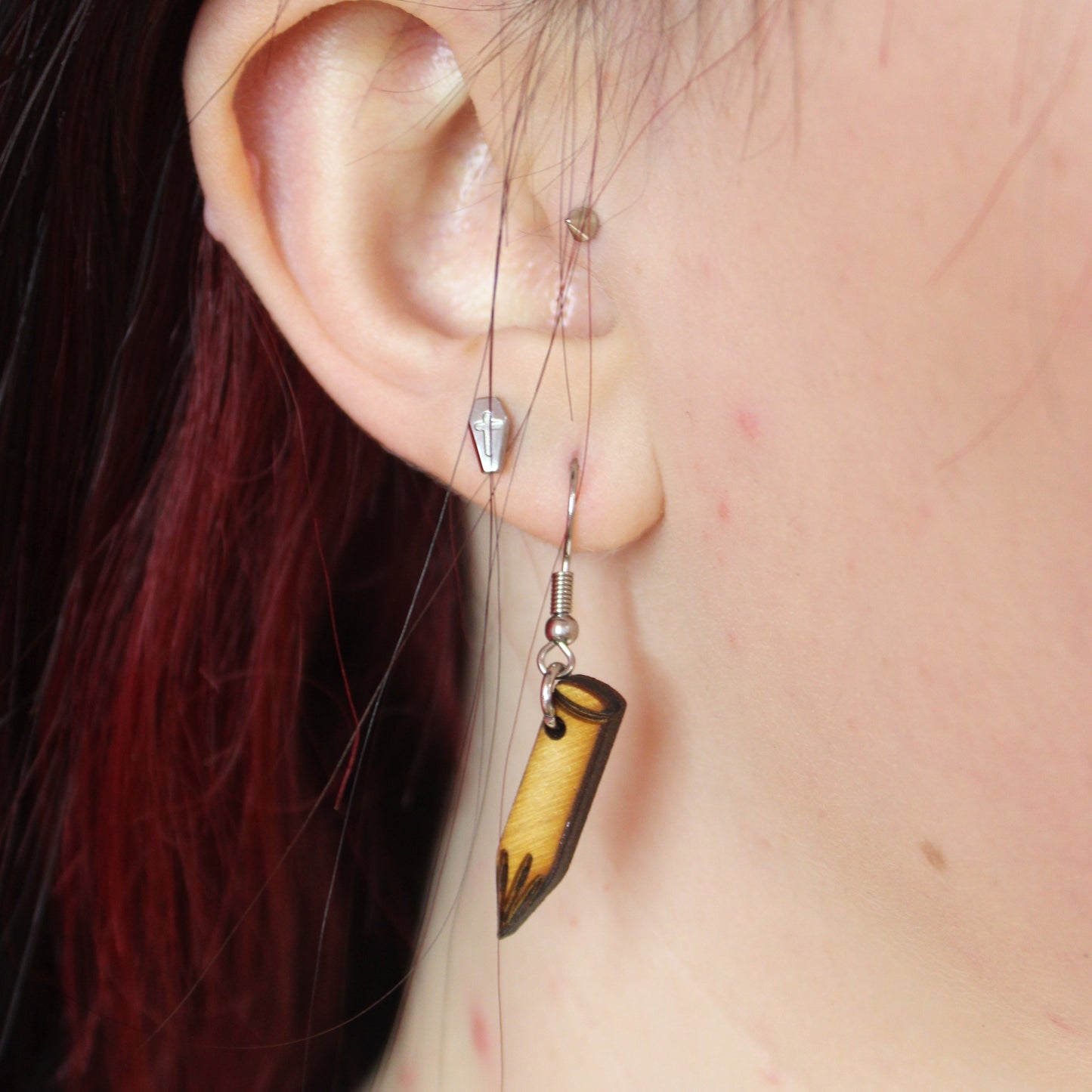 Cross & Stake Earrings