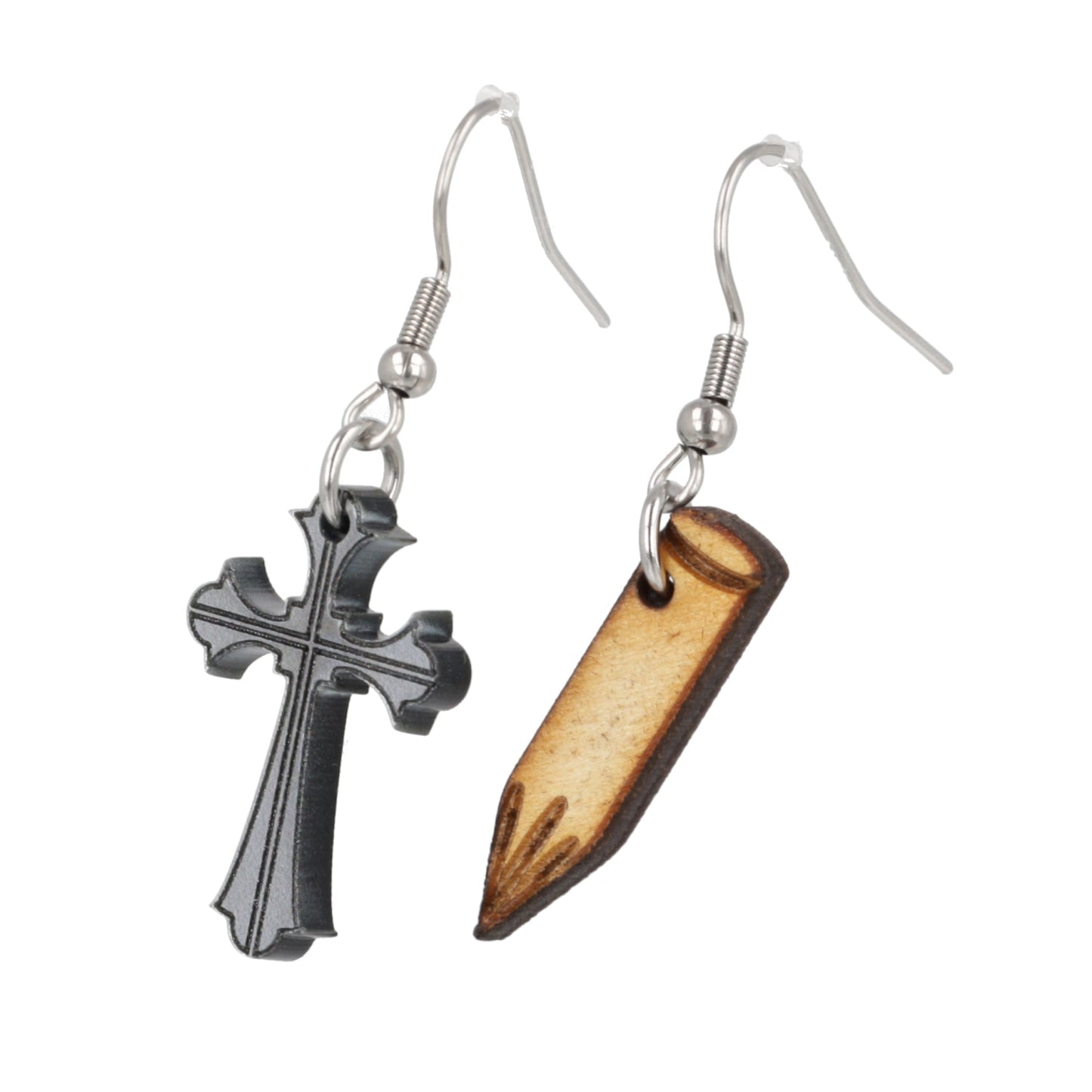Cross & Stake Earrings