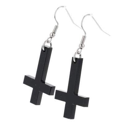 Cross of Saint Peter Earrings