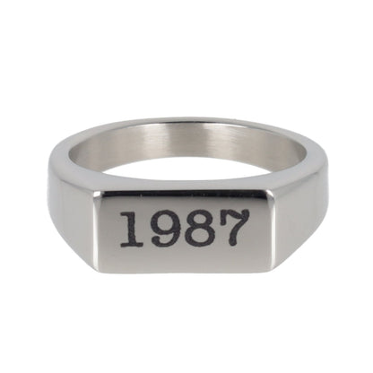 Customisable Birth Year Ring
