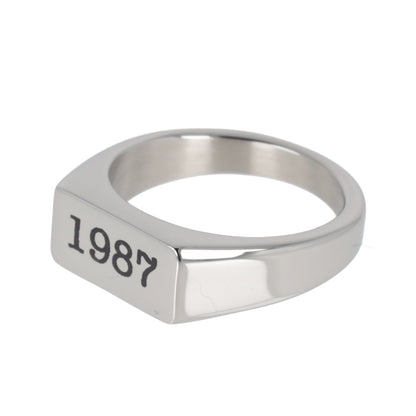 Customisable Birth Year Ring