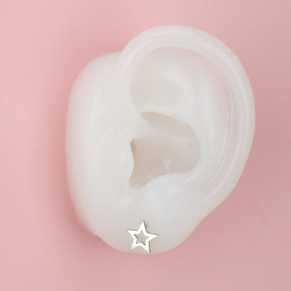 Cut Out Star Stud Earrings