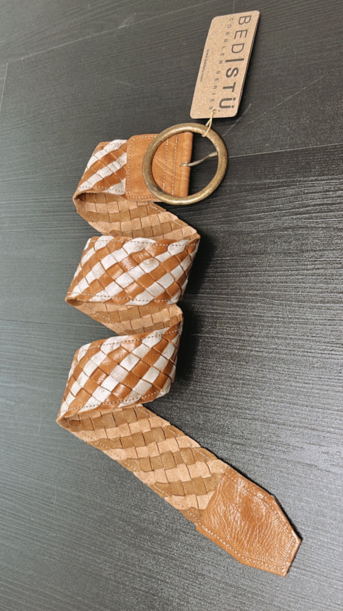 Bedstu Dreamweaver Belt, Tan Nectar Lux