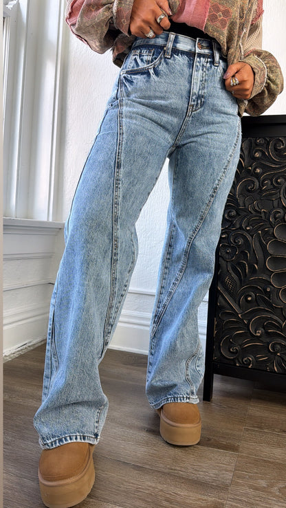 Everett High Rise Denim, Medium