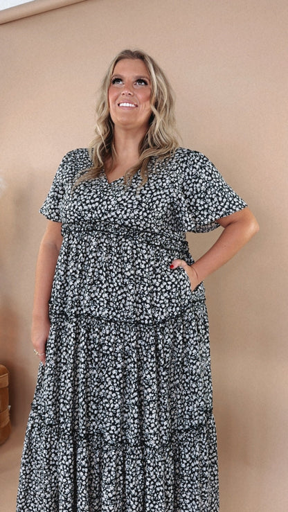 ECB Exclusive: Making Memories Maxi Dress, Black