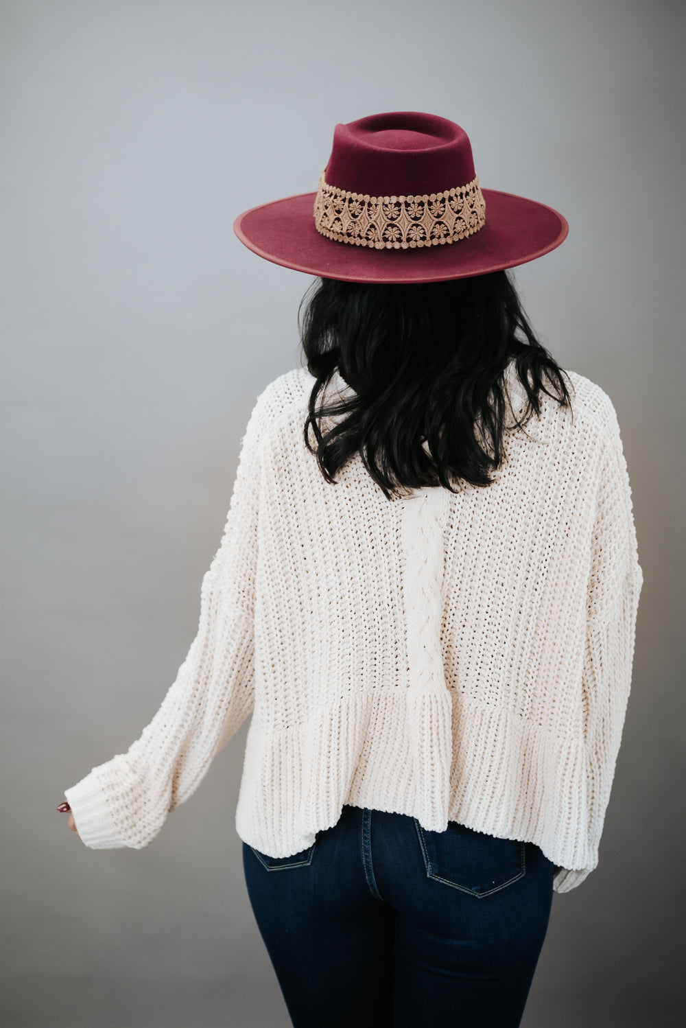 Palmer Rancher Hat, Burgundy
