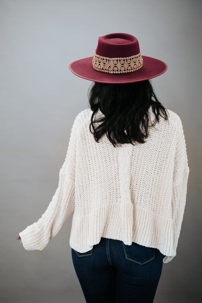 Palmer Rancher Hat, Burgundy