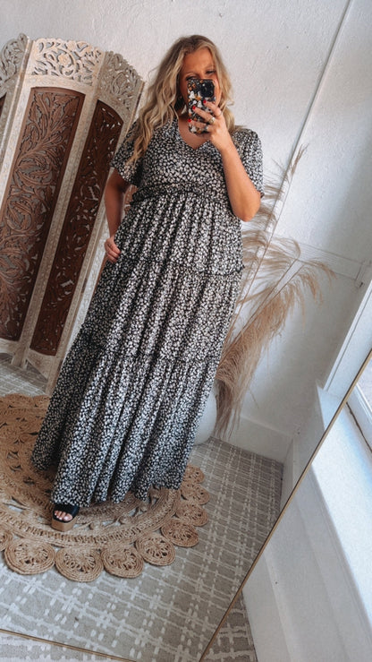 ECB Exclusive: Making Memories Maxi Dress, Black