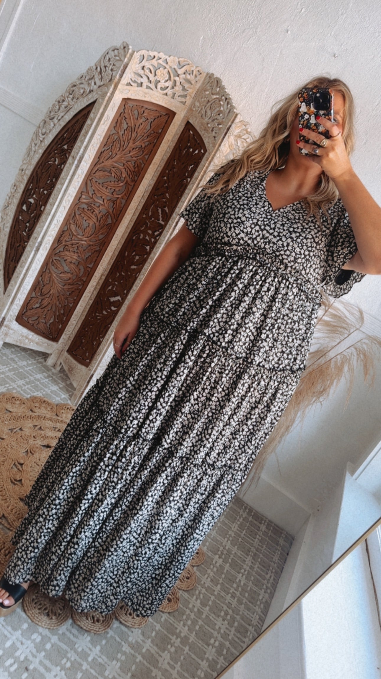 ECB Exclusive: Making Memories Maxi Dress, Black