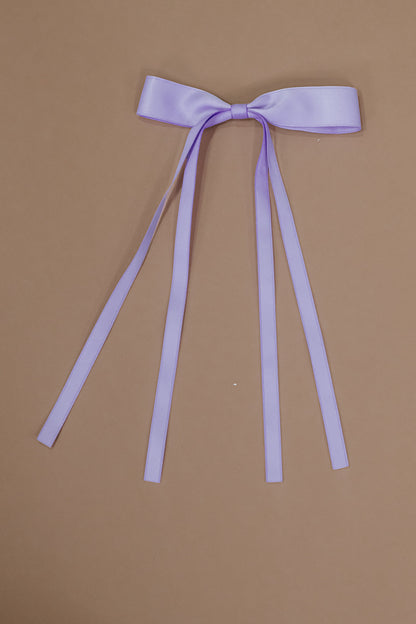 Dainty Bow Clip, Lilac