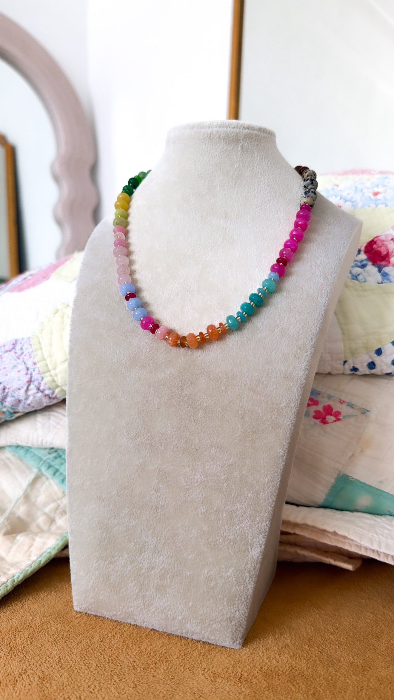 Happy Hues Gemstone Necklace