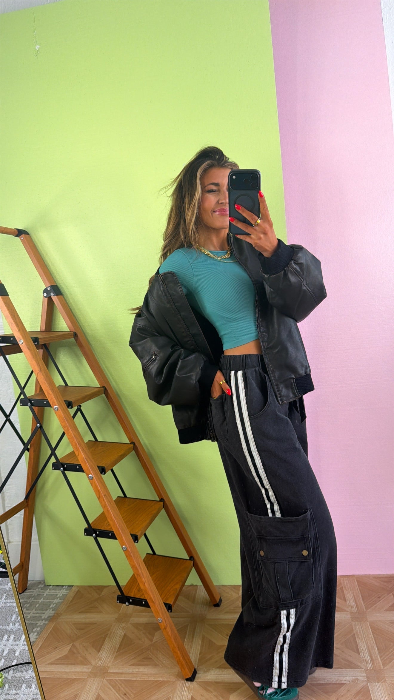 Luxe Relaxed Pant, Black