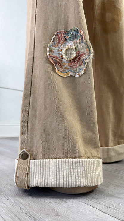 Mosswood Floral Pant, Sand