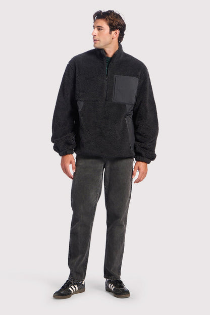 Men's Summit Sherpa Pullover | Black