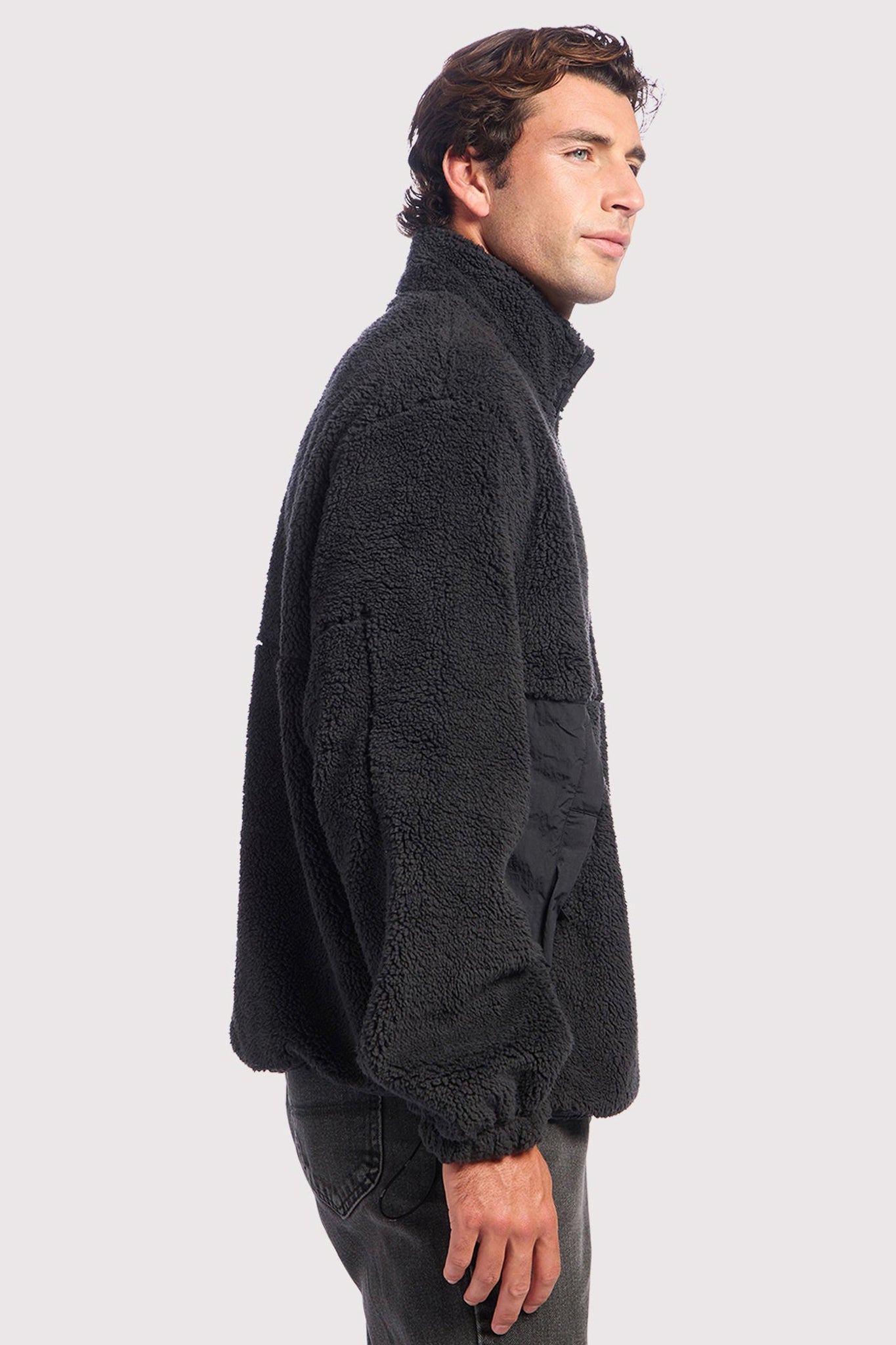 Men's Summit Sherpa Pullover | Black
