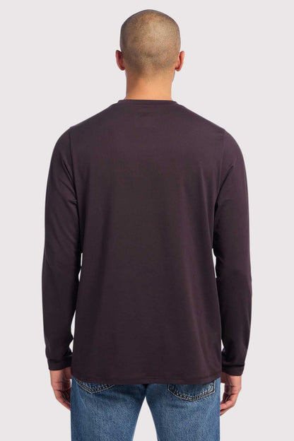 Men's Long Sleeve Movement Tee | Eggplant