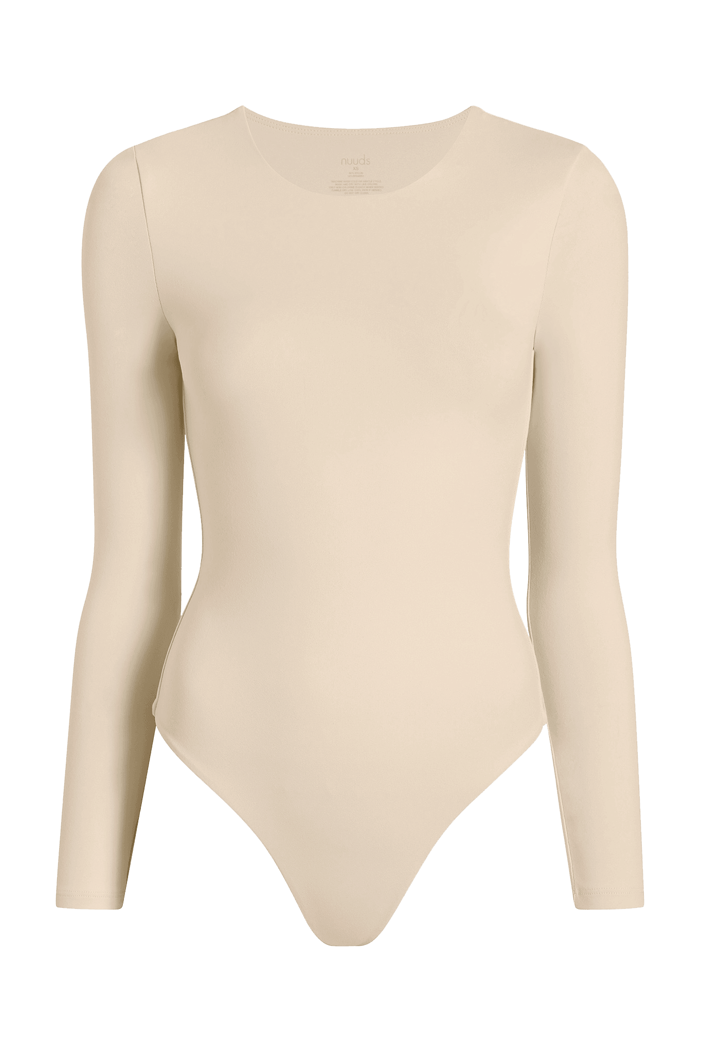 Long Sleeve Crewneck Bodysuit | Bone