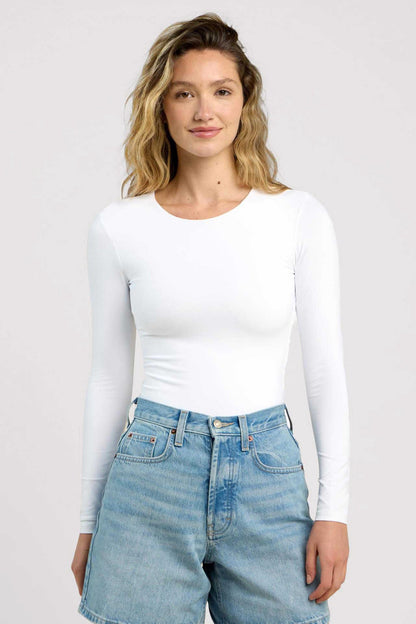 Long Sleeve Crewneck Bodysuit
