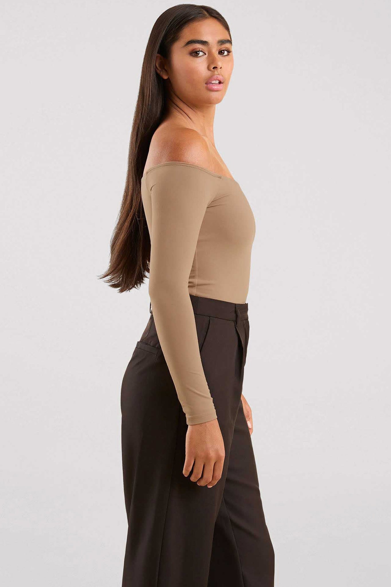Off The Shoulder Bodysuit | Cinnamon