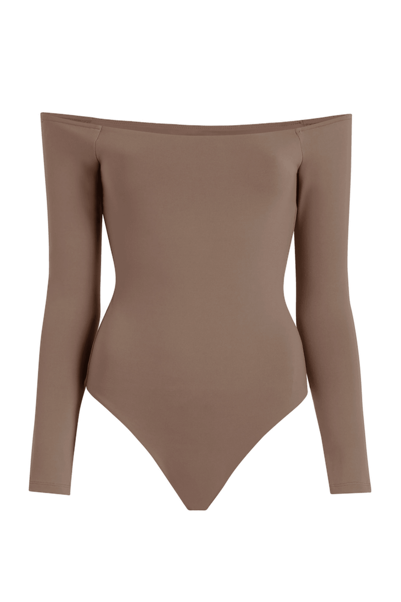Off The Shoulder Bodysuit | Mocha