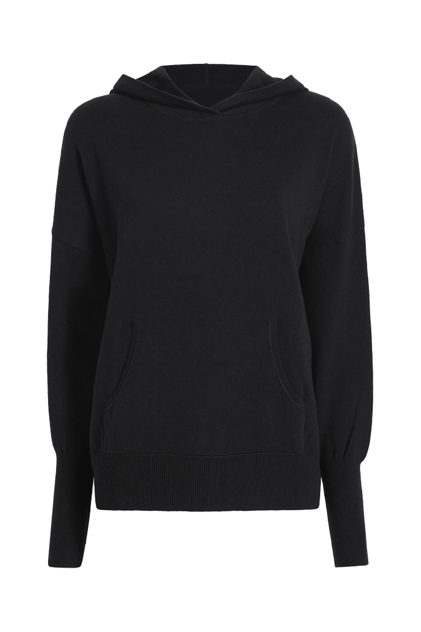 Luxe Knit Hoodie | Black
