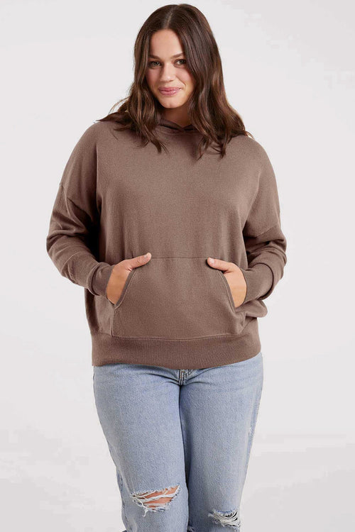 Luxe Knit Hoodie | Mocha