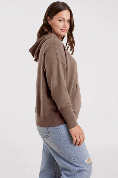 Luxe Knit Hoodie | Mocha