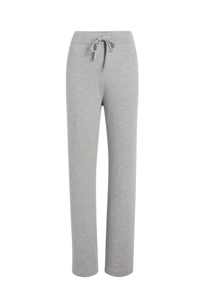 Luxe Knit Wide Leg Pant | Heather Grey