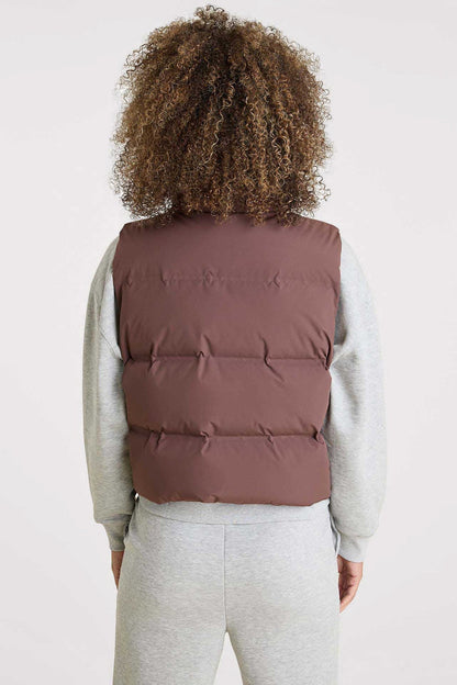 Puffer Vest | Coffee