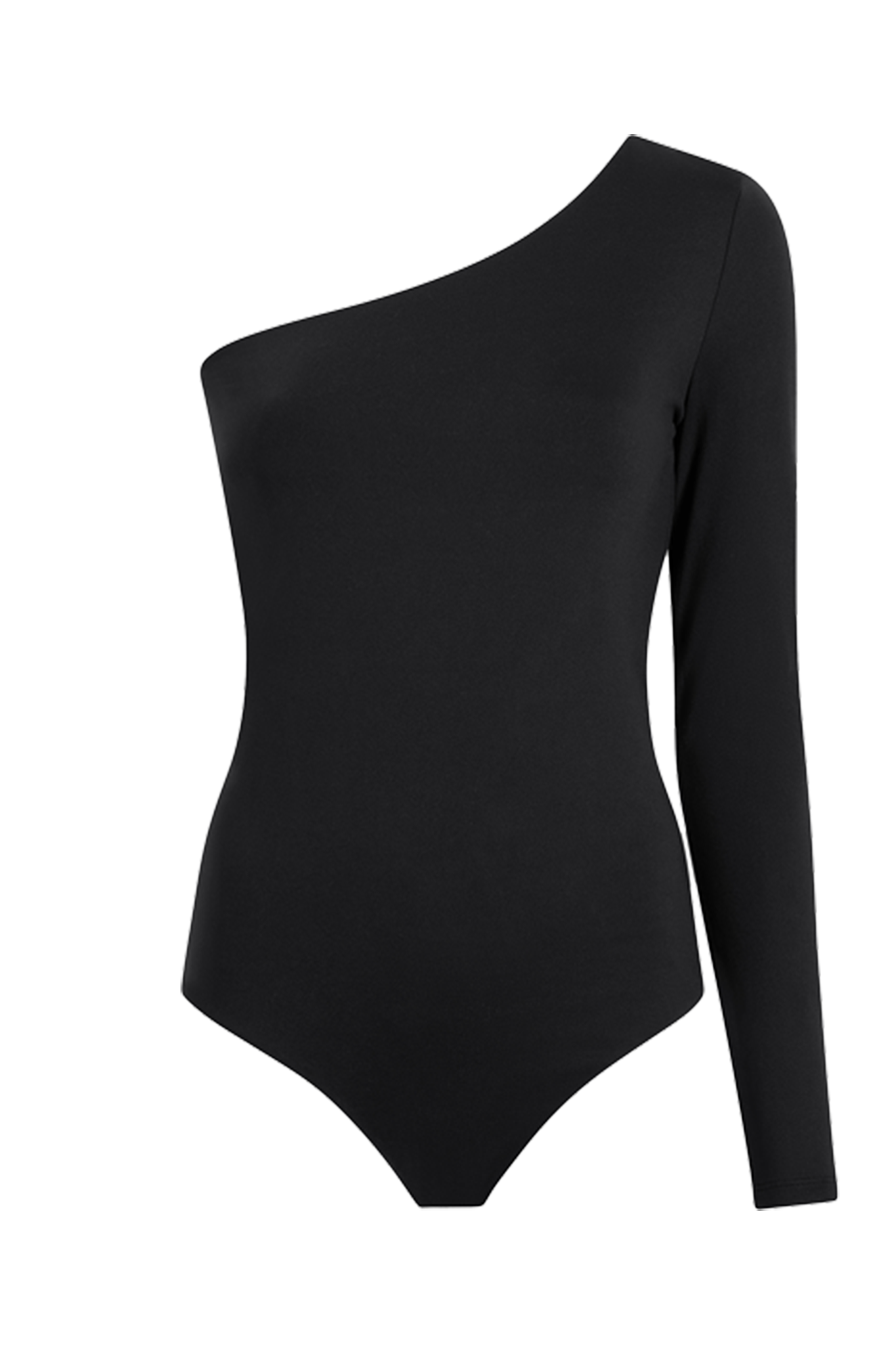 One Shoulder Bodysuit | Black