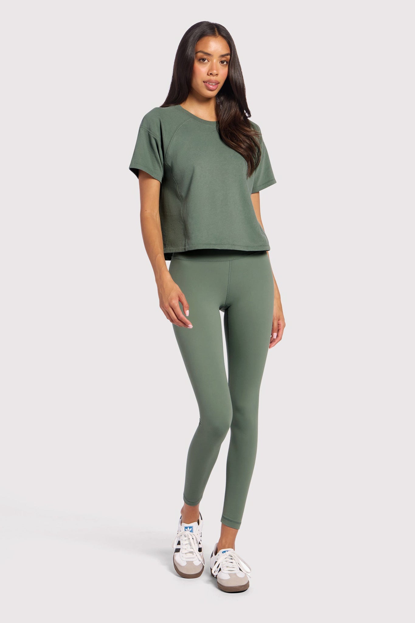 High-Waist Elevate Legging  | Agave